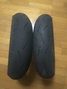 送料無料【前後セット】DUNLOP　ダンロップ TT93GP PRO 100/90- 12 120/80-12(MS) NSF100 NSR50　12インチ　中古タイヤ