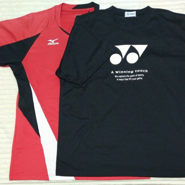 YONEX MIZUNO Tシャツ 2枚セット
