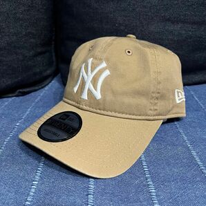 NEW ERA 9TWENTY Cap NY キャップ 帽子 カーキ 13562177 ニューエラ ヤンキース コットン