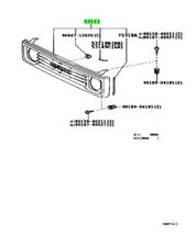 トヨタ 純正 ランドクルーザー 70 ラジエータ グリル Radiator Grille TOYOTA 未使用 LEXUS Genuine JDM OEM メーカー純正品_画像2