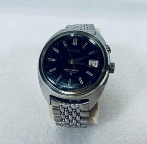 R7969A-YP+ 【ビンテージ】　セイコー ベルマチック 27石 / SEIKO BELL-MATIC 27JEWELS 4005-7000 自動巻き 黒文字盤腕時計　動作品