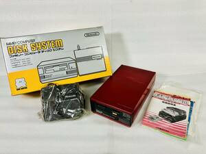 R7940B 【ビンテージ】 Nintendo HVC-022/023 FAMILY COMPUTER DISK SYSTEM / 任天堂 ファミリーコンピューター ディスクシステム 元箱取説