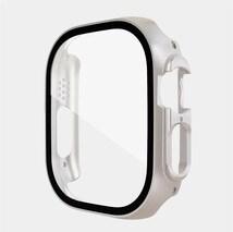 Apple Watch Ultra 画面 保護カバー バンド ベルト スターライト 49mm_画像2