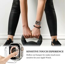 Apple Watch Ultra 画面 保護カバー バンド ベルト スターライト 49mm_画像4