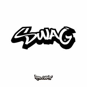 SWAG (スワッグ) カッティングステッカー　グラフィティ　6.0×17.0