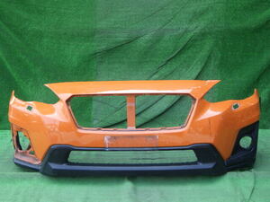 GT3 GT7 前期 スバルXV (インプレッサXV) 純正フロントバンパー 左フォグカバー付き オレンジ 57704FL010