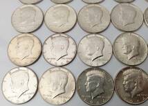 【2299】1964年 ハーフダラー 銀貨 20枚 まとめ 総重量約249g HALF DOLLAR ケネディ コイン 外国銭 硬貨 アメリカ アンティーク 50セント_画像4