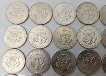 【2299】1964年 ハーフダラー 銀貨 20枚 まとめ 総重量約249g HALF DOLLAR ケネディ コイン 外国銭 硬貨 アメリカ アンティーク 50セント_画像7