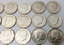 【2299】1964年 ハーフダラー 銀貨 20枚 まとめ 総重量約249g HALF DOLLAR ケネディ コイン 外国銭 硬貨 アメリカ アンティーク 50セント_画像3