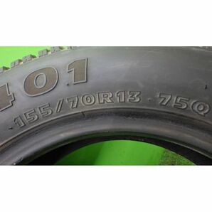 ☆::送料無料::☆HANKOOK/ハンコック ZOVAC HPW 401 155/70R13 75Q 韓国 4本SET■2001年製スパイクタイヤ■帯広市手渡し可■6050804L05TI18の画像10