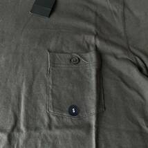 新品　アバクロンビー&フィッチ　ポケットTシャツ　グレー　S_画像3