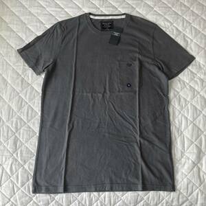 新品　アバクロンビー&フィッチ　ポケットTシャツ　グレー　S