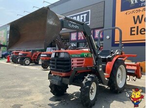 【Mie Prefecture桑名市】日立(クボタ) Tractor CTX18(GB180)　400hours 18馬力　フロントローダー【管理番号:4052201】