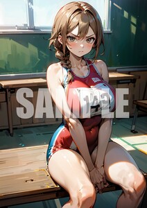 G9069【高画質】A4 アート ポスター グラビア アニメ イラスト コスプレ モデル セクシー かわいい 同人 美少女 美人 美女 水着 写真 ACG