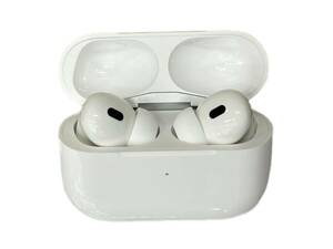 Apple (アップル) AirPods Pro (第2世代) エアポッズプロ 完全ワイヤレスイヤホン A3048 ケースA2968 ホワイト 家電/009