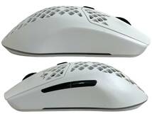 steelseries (スティールシリーズ) Aerox 3 Wireless マウス ワイヤレス パソコン周辺機器 Bluetooth 防水性 62608 ホワイト 家電/004_画像4