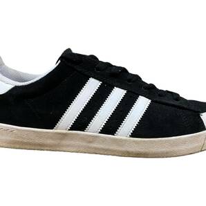 adidas (アディダス) Half Shell Vulc ADV CQ1217 スエード スニーカー119256036 27.5cm US9.5 ブラック メンズ/078の画像2