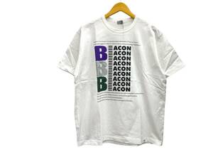 kolor / BEACON (カラービーコン) 半袖Tシャツ フロントロゴ 23SBM-05233 2 L サイズ相当 ホワイト メンズ/009