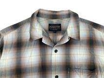 PENDLETON (ペンドルトン) チェック柄 オープンカラーシャツ 半袖シャツ 1275-4205 L グレー系 メンズ/028_画像7