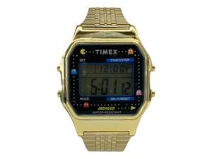 TIMEX (タイメックス) T80×PACMAN パックマン 生誕40周年記念 コラボレーションウォッチ 限定 デジタル腕時計 ゴールド ウィメンズ/006
