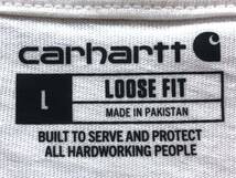 Carhartt (カーハート) Loose Fit S/S POCKET T-SHIRT ルーズ フィット ポケットTシャツ K87-M 半袖カットソー L ホワイト メンズ/025_画像6