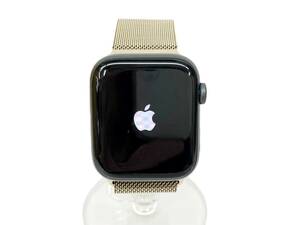 Apple (アップル) Apple Watch SE アップルウォッチ GPS＋Cellularモデル MYFE2J/A 44mm スペースグレイ×ゴールドミラネーゼループ/028
