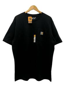 Carhartt (カーハート) Loose Fit Heavyweight S/S ルーズ フィット ヘビーウェイト ポケットTシャツ K87-M M ブラック メンズ/025