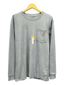 Carhartt (カーハート) Workwear LS Pocket T-Shirt ロンT 長袖Tシャツ K126 S グレー HEATHER GRAY メンズ/025