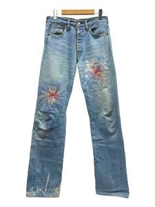 Levi’s (リーバイス) 花火刺 ボタンフライ ボトム デニムパンツ 66501 W31 ブルー メンズ/036