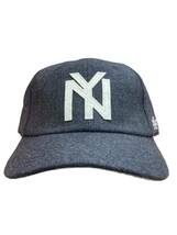 AMERICAN NEEDLE (アメリカンニードル) New York Black Yankees ニグロリーグ ウールキャップ CAP SMU670A-NBY 黒 メンズ/027_画像1