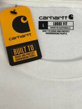 Carhartt (カーハート) Workwear LS Pocket T-Shirt ロンT 長袖Tシャツ K126 L 白 WHITE メンズ/025_画像7