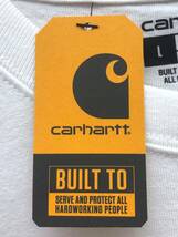 Carhartt (カーハート) Loose Fit S/S POCKET T-SHIRT ルーズ フィット ポケットTシャツ K87-M 半袖カットソー L ホワイト メンズ/025_画像7