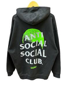 Anti Social Social Club (アンチソーシャルクラブ) ×SAPEur (サプール) コラボ フーディー パーカー XXL メンズ/027