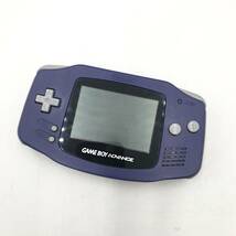 任天堂 ニンテンドー GAMEBOY ADVANCE ゲームボーイ アドバンス AGB-001 ゲーム機 本体 バイオレット ジャンク_画像1