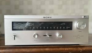  superior article * beautiful goods *SONY ST-5000F Sony FM exclusive use tuner / height precise 5 ream burr navy blue * reception verification settled / manual attaching *1969 year of model 