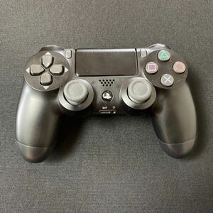 PS4 純正 ワイヤレスコントローラー DUALSHOCK4 ブラック CUH-ZCT2J 動作品 ジャンク扱い SONY PlayStation4 