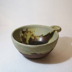 カナダ Vintage Studuo pottery『鉄釉打掛』手付カップ デッドストック ★民藝スタイル レトロ スタジオ陶器 【ece38】WBB/cr/陶芸