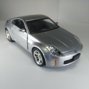 1/36 プルバックカー ミニカー フェアレディZ 350Z シルバー ジャンク