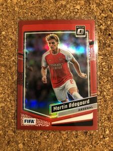 2023-24 Panini donruss soccer optic red /299 MARTIN ODEGAARD ARSENAL 