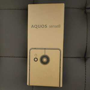 週末クーポンでお得♪新品未開封！AQUOS sense8 SH-M26 6.1インチ メモリー6GB ストレージ128GB コバルトブラック