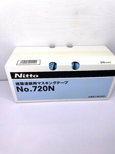 ニトムズ 日東 建築塗装用 マスキングテープ No.720 4巻入 30mm×18m 10個