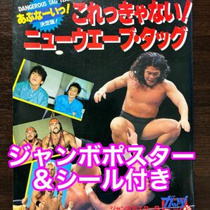 ジャンボポスター＆シール付き これっきゃない！ニューウエーブ・タッグ プロレスアルバム No.65 ガッツ・シリーズ No.31