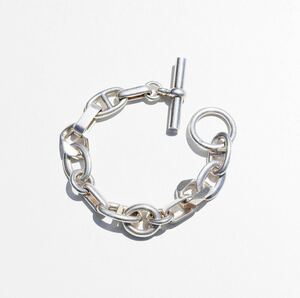 HERMES Alea Bracelet PM エルメス アレア ブレスレッ シルバー ヴィンテージ シェーヌダンクル アクロバット クレッシェンド