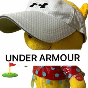 UNDER ARMOUR アンダーアーマー バイザー ゴルフ Fサイズ【美品】