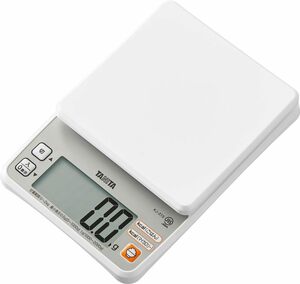 タニタ クッキングスケール キッチン はかり 料理 カロリー デジタル 2kg 0.5g単位 KJ-215 WH ごはんのカロリー