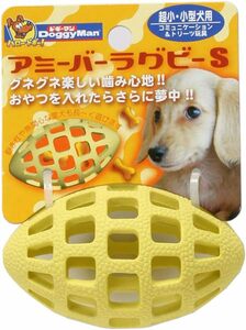 ドギーマン 犬用おもちゃ アミーバー ラグビー S サイズ