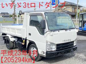 即決価格で送料無料!イスズ【SKG-NKR85AN】★205294Km★ ロ－ドダンプ 2011年