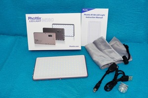 ★★ Phottix パワーバンク機能付 モバイルLEDライト M180 ローズゴールド(新品) ★★