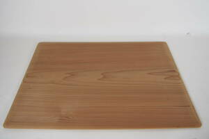  Japanese cedar made clam rectangle light board tea utensils 24 429-27-3