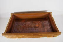 焼杉　　広口　　花器　内銅板張　　収納紙箱　　　　　花器　　茶道具　　24　　429－40_画像2
